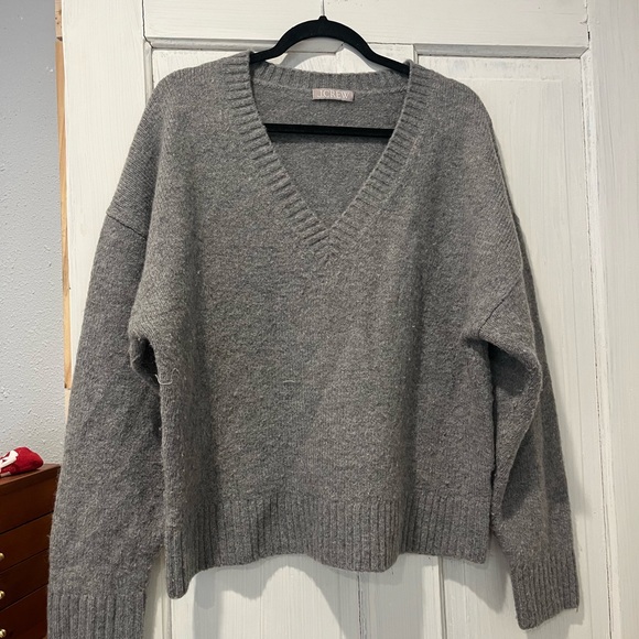 J. Crew Sweaters - Jcrew Gray V-Neck Sweater